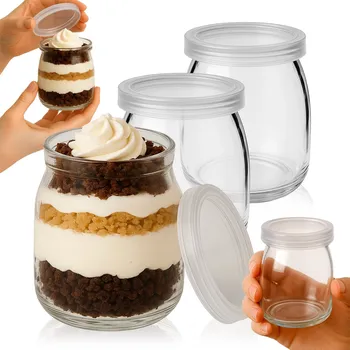 Sklenice 6 x skleněné sklenice monoporce na dezerty saláty dip omáčka mini dezerty 160 Ml