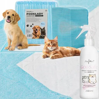 toaleta pro psa Absorpční podložky a rohože pro psy ALLEMED 50 ks