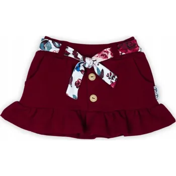 Dívčí sukně Sukně bordó s volánkem Nicol, vel.