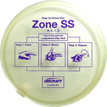 Discraft Ledgestone 2026 CryZtal FLX Zone SS 174g Fialová/Průhledná