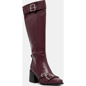 Dámské kozačky Kozačky Steve Madden Z-Town 11004810.DYQ burgundské 93X, EUR 38