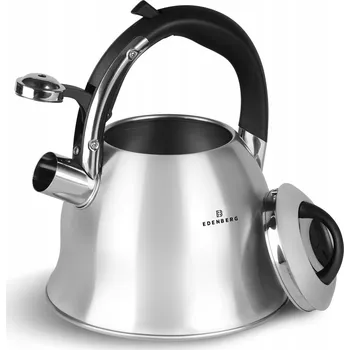 Varná konvice Tradiční ocelová Konvice Edenberg 2,5 l šedá