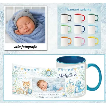 Narození dítěte 7 - tmavě zelený