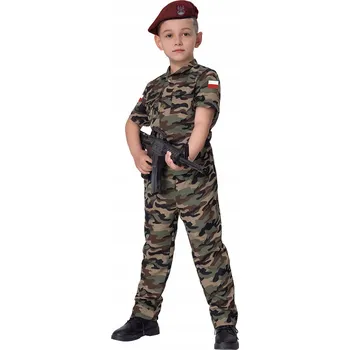 Karnevalový kostým Kostým vojáka na dětský karneval, velikost 140