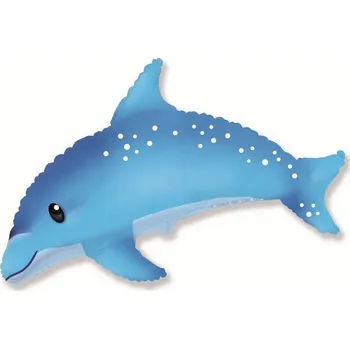 Balónek Fóliový balónek DELFÍN Delfínek Narozeniny Oslava 35 cm