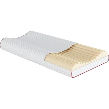 Polštář Ergonomický polštář Nubia Point 74x38 bílý