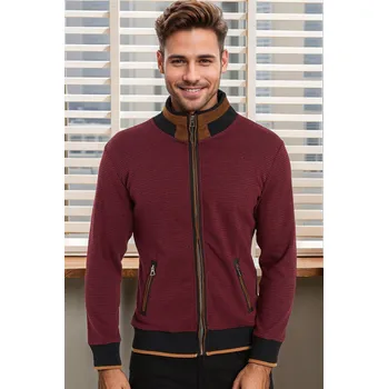 Pánská mikina Pánská mikina Dewberry, bordó dewberry černá | tmavě červená 3518028