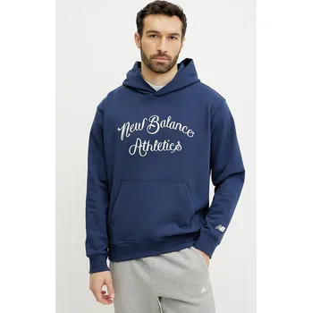 Pánská mikina Bavlněná mikina New Balance MT51935NNY námořnická modř 59X, vel. S