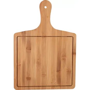 Kuchyňské prkénko Dřevěná deska na pizzu - čtvercová, velká