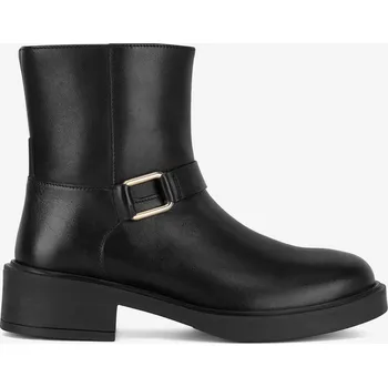 Dámská zimní obuv Sergio Bardi Dámské Kotníkové Boty zateplené kožené Černé WI32-E1060-02SB