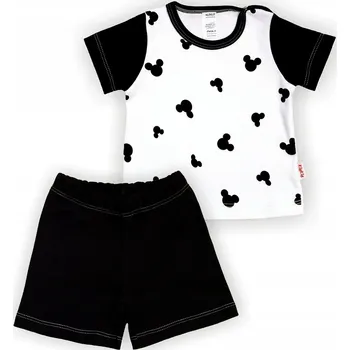 PYŽAMO KRÁTKÝ RUKÁV pyžamko, myška černá 98 KLEKLE