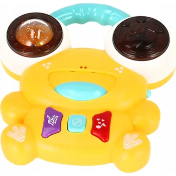 BamBam 515075 hudební Hračka žába, žlutá