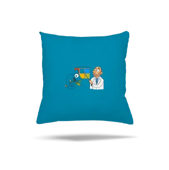 Polštář Bastard Chameleon u lékaře polštář Blue Turquoise