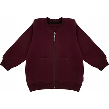 Chlapecká mikina Chlapecká mikina bomber se stojáčkem bordó Nicol, vel. 92