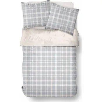 Povlečení Povlečení GRID šedá jednolůžko 140x200 + 70x90 cm 140 x 200 cm 70 x 90 cm