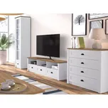 Sestava nábytku Patty IV, Osvětlení: bez osvětlení, 127-barva: borovice andersen / borovice andersen + dub lefkas tmavý 5903211140570