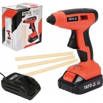 Tavná pistole Yato Akumulátorová tavná pistole 200°C 18V 2,0 Ah