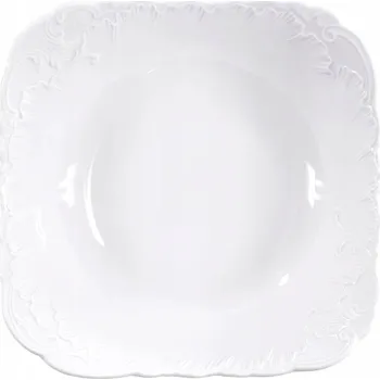0001 SALÁTOVÁ MÍSA ČTVERCOVÁ 27 cm ROCOCO PFP ĆMIELÓW