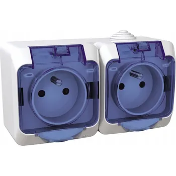 Elektrická zásuvka Hermetická Elektrická Zásuvka Schneider Electric bílá