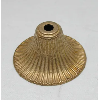 Lampička Mosazná objímka na stínidlo, víčko stínidla, lampička