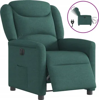 Křeslo Rozkládací křeslo VidaXL zelené