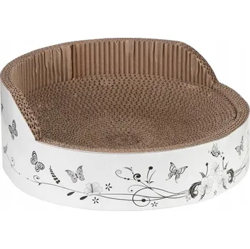 Zooplus Nízké škrabadlo, rohožky na škrábání 61 cm bílá