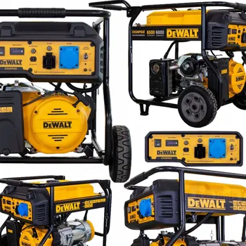 Elektrocentrála Jednofázová benzínová elektrocentrála DeWalt 6500 W, přenosná