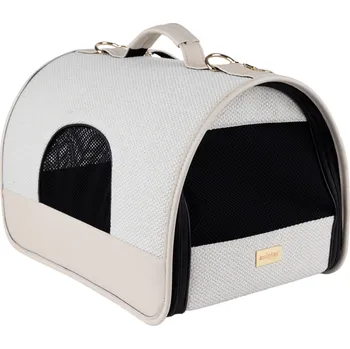 Pelíšek pro kočku Přenosná cestovní taška pro kočky MILLY CAT krémová velikost M, L Rozměr: M - 42x26x26 cm