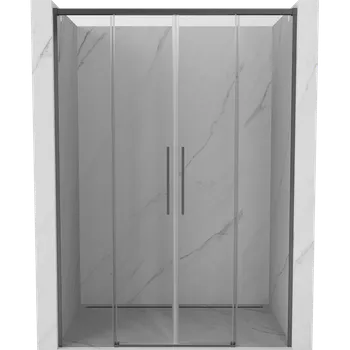 Sprchové dveře Mexen Rox posuvné sprchové dveře 150 cm, transparentní, gun metal - 8C2-150-002-95-00 Sprchové dveře