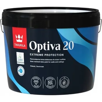 barva na zeď Tikkurila latexová Barva na zeď 9 l Bílá matná