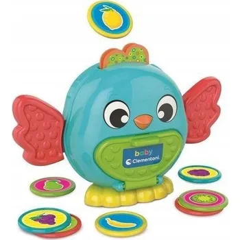 Hračka pro nejmenší CLEMENTONI BABY MONTESSORI PTÁČEK POKLADNIČKA hračka edukativní senzorická