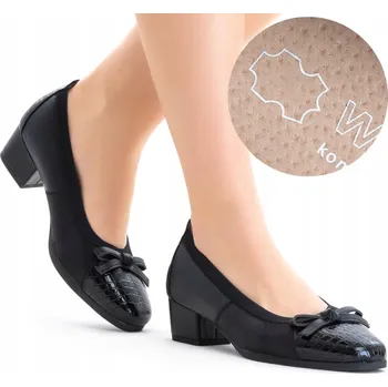 Dámské lodičky Wojtyłko dámské lodičky na blokovém podpatku, velikost 38