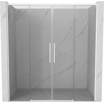 Sprchové dveře Mexen Rox posuvné sprchové dveře 190 cm, transparentní, bílá - 8C2-190-002-20-00 Sprchové dveře