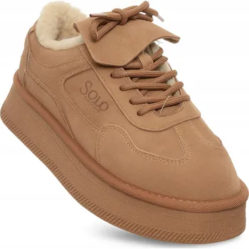 Dámská zimní obuv SOLO SOPRANI COUTURE - DÁMSKÉ BOTY - SSW521P34/01 JENNY SUEDE FUR kožené