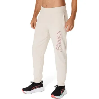 Pánské tenisové tepláky Asics Logo Béžový (S)