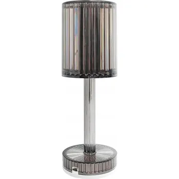 Lampička LED Nabíjecí dotyková stolní lampa SIMPLE LED/1W/5V 3000-6000K 2400 mAh kouřová