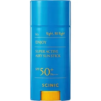 Přípravek na opalování SCINIC Enjoy Super Active Opalovací tyčinka SPF50+ Ochrana 15 g