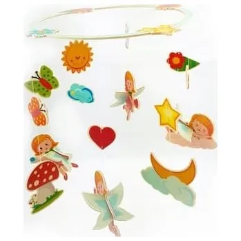 Kolotoč nad postýlku Hess Závěsný kolotoč víly