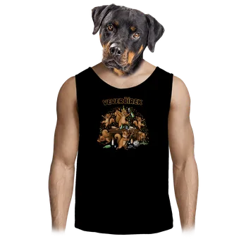 Pánské tílko Bastard Veverčírek pánské tílko Black