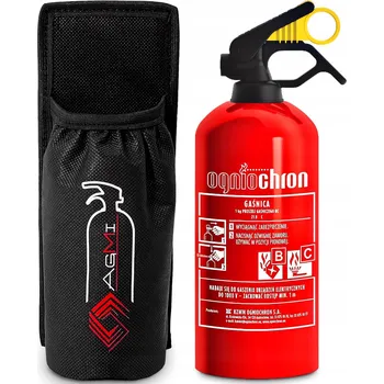 Hasicí přístroj HASICÍ PŘÍSTROJ Ogniochron 1 KG BC DRŽÁK NA HASICÍ PŘÍSTROJ UPEVNĚNÍ SUCHÉHO ZIPU K ZAVAZADLOVÉMU PROSTORU