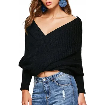 Dámský svetr SNM dámský svetr vícebarevný oversize k bokům univerzální velikost