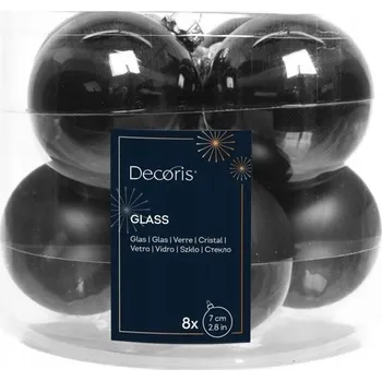 Vánoční dekorace Hladká Vánoční Koule 7 cm 8 vánoční koule ks