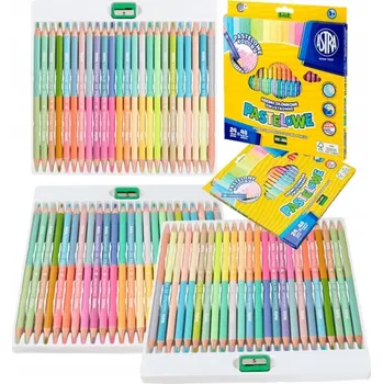Pastelka Astra pastelky oboustranné, pastelové, 24/48