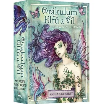 Orákulum Elfů a Víl - Kniha a 64 karet (lesklé) - Brown Nancy