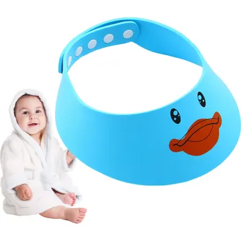 Kšiltovka Dětský koupací kšilt proti vodě – světle modrý kachnička