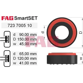 Sada ložisek kol BPW 0980107210