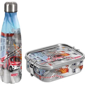 Svačinový box Svačinová sada Step by Step s Hasičským autem