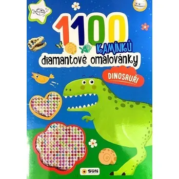 omalovánky Diamantové omalovánky Dinosauři - 1100 kamínků