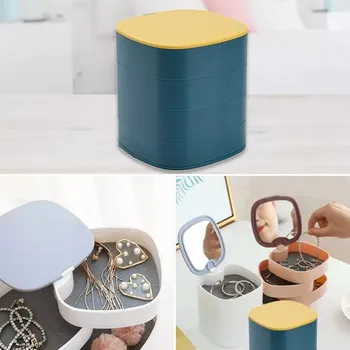 Šperkovnice Víceúrovňová šperkovnice - modrá