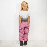 Esito Dětské softshellové oteplovačky Antique pink Vel. 86